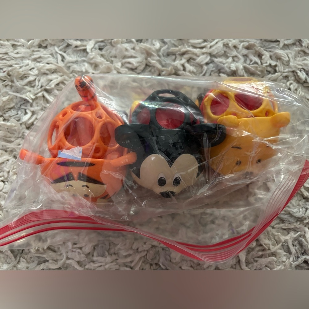 Disney Baby Oball Rattles - Mickey, Pooh, Tigger (Set of 3)